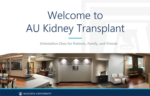 accreditation badge for Kidney Transplant Orientation