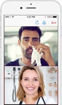 video call with doctor