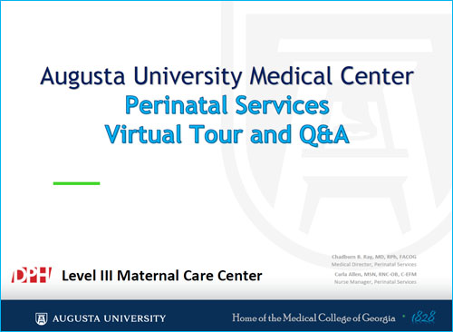 Tour Labor & Delivery at Augusta University Medical Center